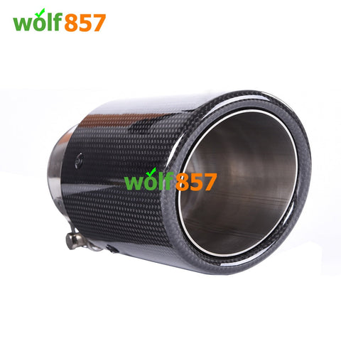 BMW 6 Series F06 F12 F13 Curly Carbon Fiber AK Style Exhaust Tips